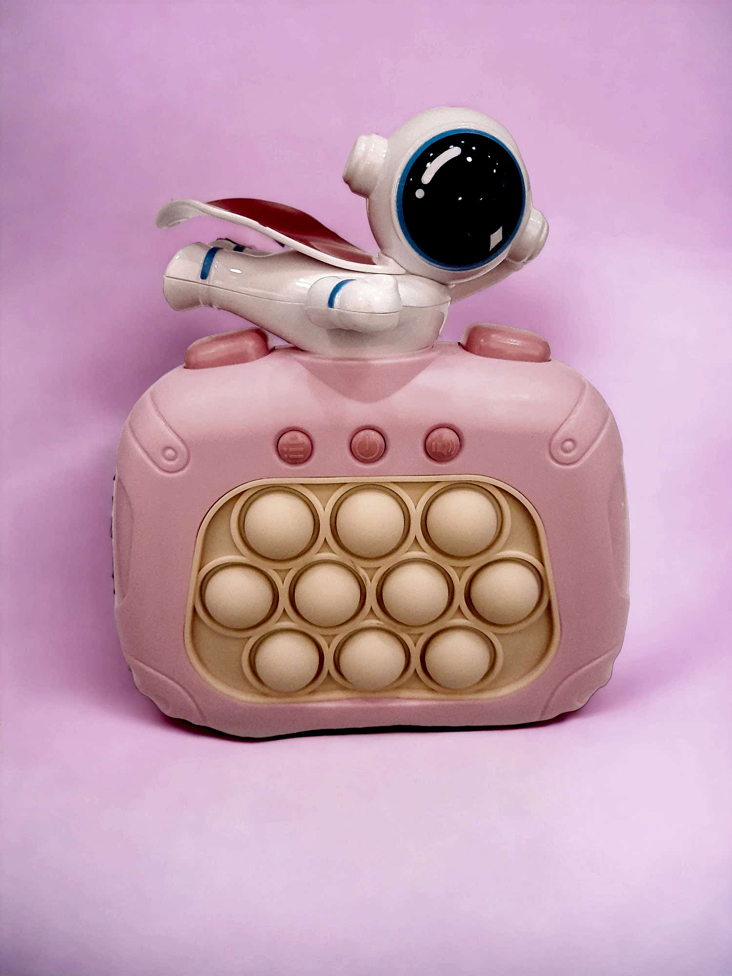 Elektronik Popit Pembe Astronot Modeli - Görsel 4