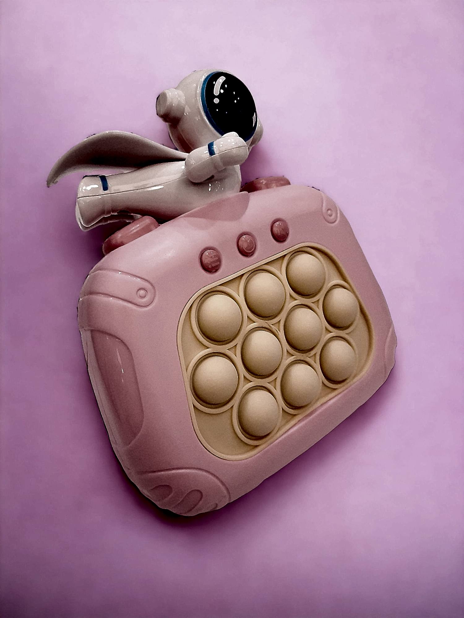 Elektronik Popit Pembe Astronot Modeli - Görsel 5