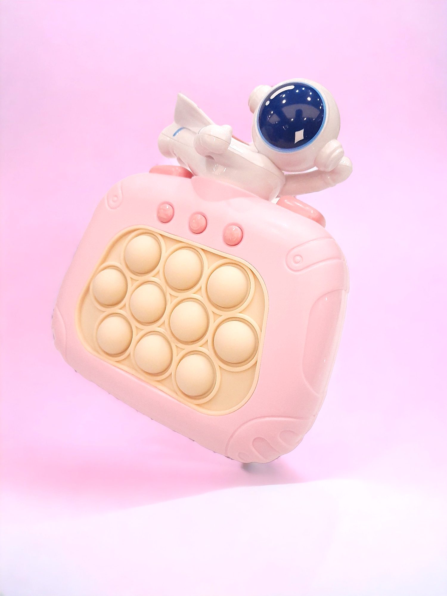 Elektronik Popit Pembe Astronot Modeli - Görsel 3