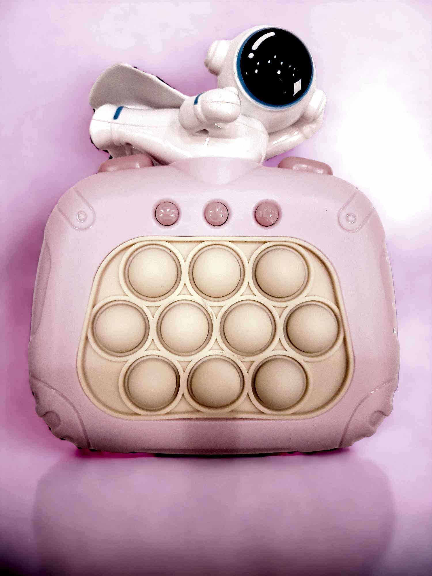 Elektronik Popit Pembe Astronot Modeli - Görsel 2